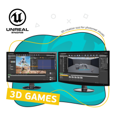 Unreal Engine 4. Игровой движок - КИБЕРшкола программирования для детей, компьютерные курсы для школьников, начинающих и подростков - KIBERone г. Булгаково