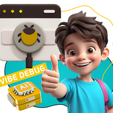 Тестирование & Vibe Debug. Охотники за багами - КИБЕРшкола программирования для детей, компьютерные курсы для школьников, начинающих и подростков - KIBERone г. Булгаково