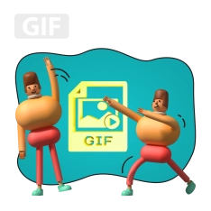Gif-анимация - КИБЕРшкола программирования для детей, компьютерные курсы для школьников, начинающих и подростков - KIBERone г. Булгаково
