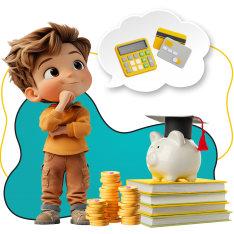 Финансовый интеллект вместе KIBERone - КИБЕРшкола программирования для детей, компьютерные курсы для школьников, начинающих и подростков - KIBERone г. Булгаково