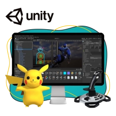 Мир игр на Unity 2D на популярном движке + AI-помощники - КИБЕРшкола программирования для детей, компьютерные курсы для школьников, начинающих и подростков - KIBERone г. Булгаково