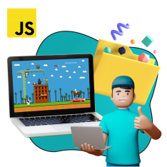Программирование на JavaScript. Учимся создавать игры! - КИБЕРшкола программирования для детей, компьютерные курсы для школьников, начинающих и подростков - KIBERone г. Булгаково