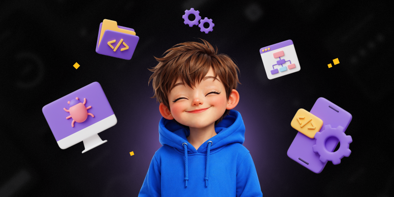 Идеальный сайт с нуля: код, дизайн и AI-помощник - КИБЕРшкола программирования для детей, компьютерные курсы для школьников, начинающих и подростков - KIBERone г. Булгаково